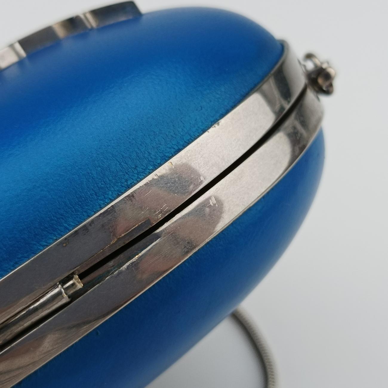 Love box heart Blue Leather 498434 BCI498434.0717ラブボックス ハート型 ブルー レザー 498434 BCI498434.0717