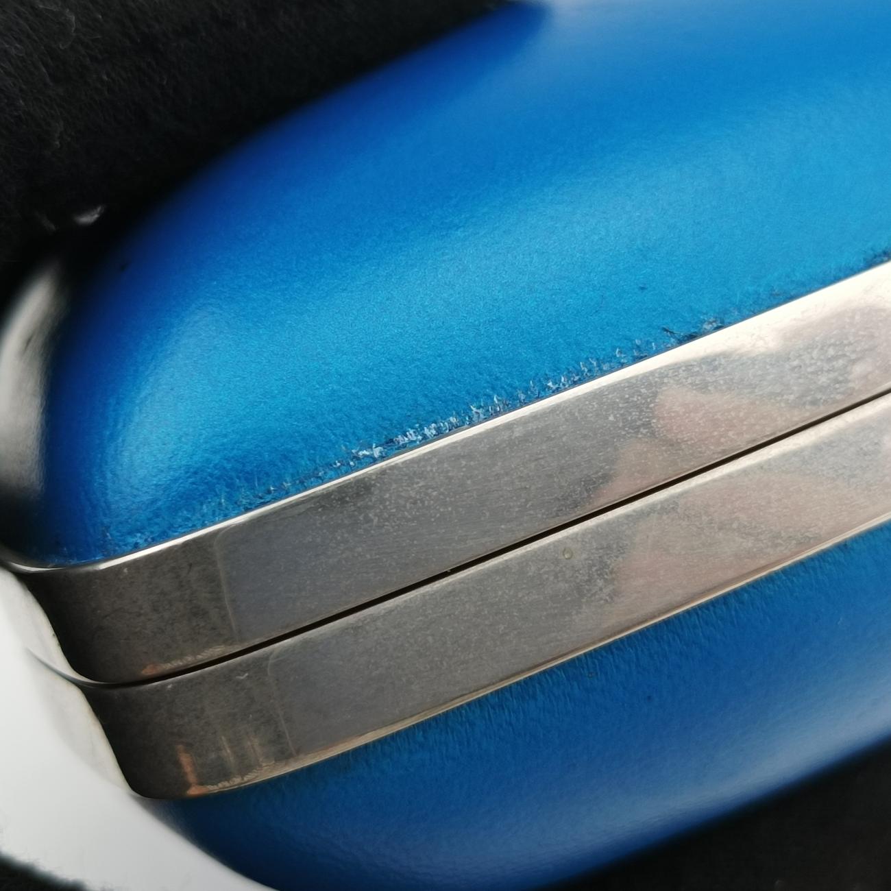 Love box heart Blue Leather 498434 BCI498434.0717ラブボックス ハート型 ブルー レザー 498434 BCI498434.0717