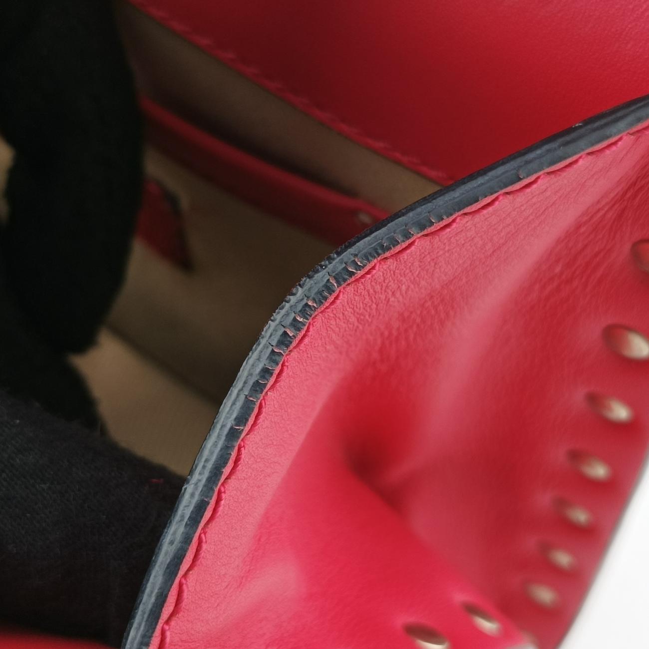 Rockstud Red Leather  BG-K033BOL2ロックスタッズ レッド レザー  BG-K033BOL2