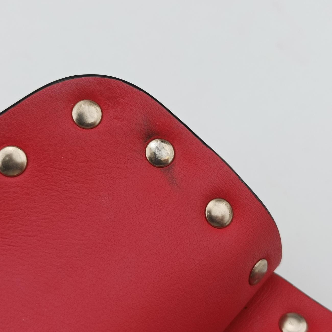 Rockstud Red Leather  BG-K033BOL2ロックスタッズ レッド レザー  BG-K033BOL2
