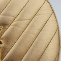 Love heart V stitch Golden Leather 446782 VLR446782.0716ラブハート Vステッチ ゴールド レザー 446782 VLR446782.0716