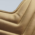 Love heart V stitch Golden Leather 446782 VLR446782.0716ラブハート Vステッチ ゴールド レザー 446782 VLR446782.0716