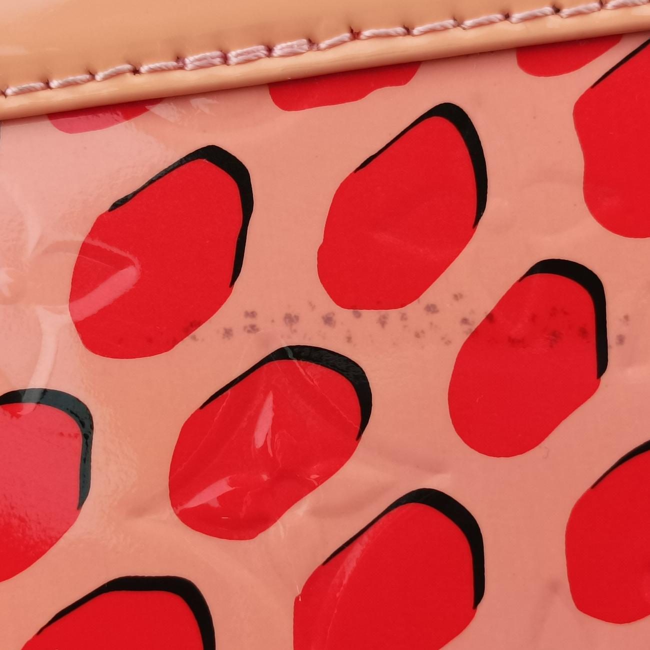 Alma BB Jungle Dot Sugar Pink×Poppy Red Vernis M41996 FL0186アルマBB ジャングルドット シュガーピンク×ポピーレッド ヴェルニ M41996 FL0186