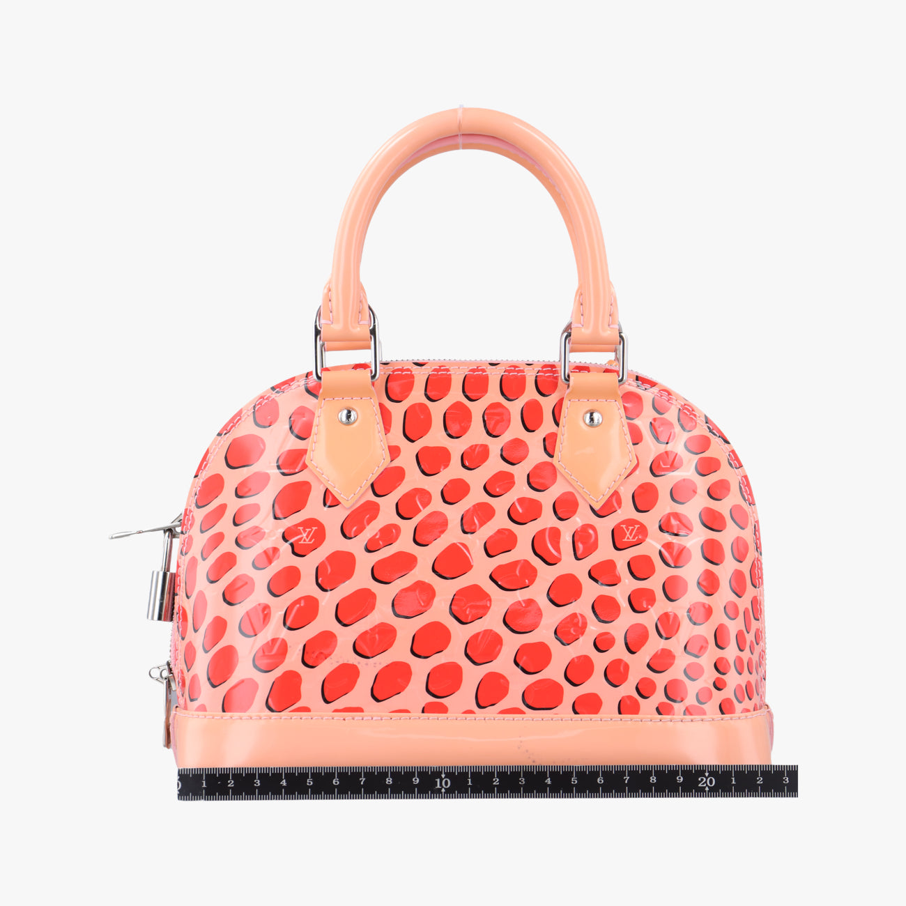 Alma BB Jungle Dot Sugar Pink×Poppy Red Vernis M41996 FL0186アルマBB ジャングルドット シュガーピンク×ポピーレッド ヴェルニ M41996 FL0186