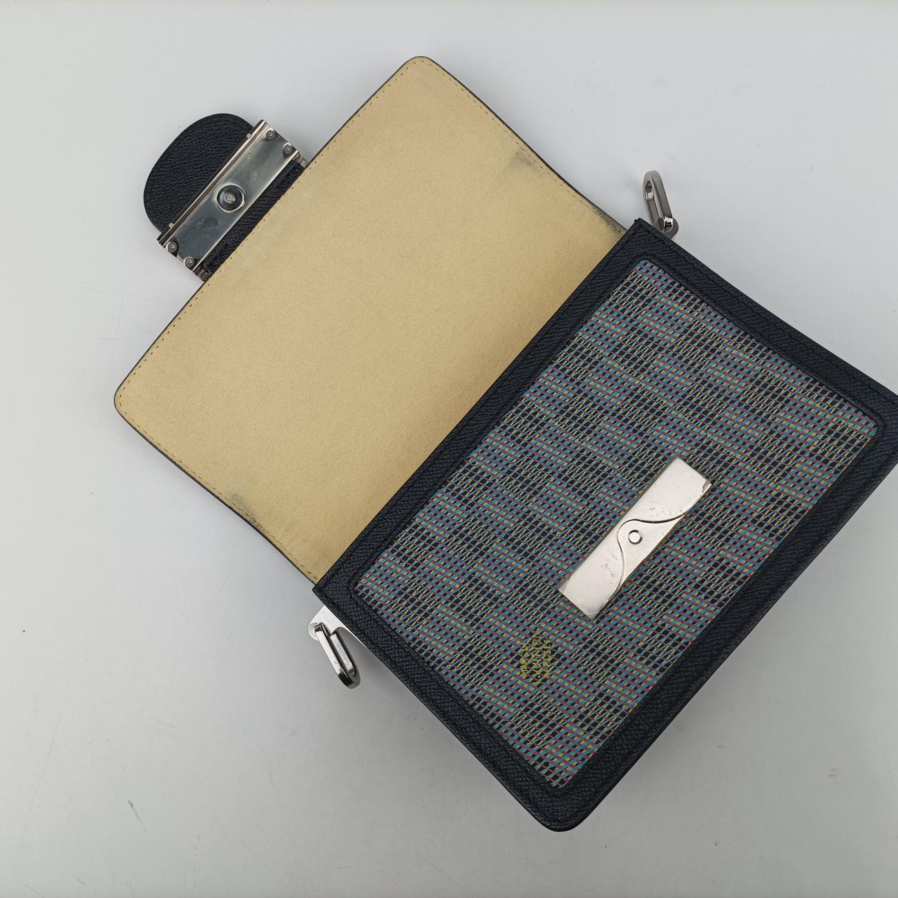 Mini Dauphine BLEU Leather M55454 FO2129ドーフィーヌMINI ブルー レザー M55454 FO2129