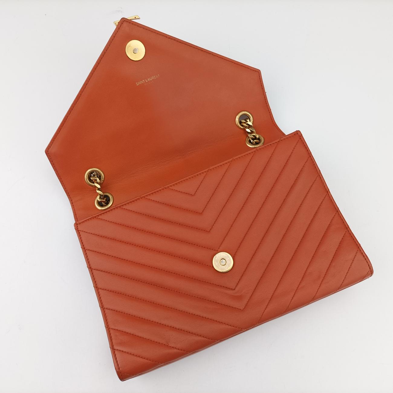 ENVELOPE Orange Leather 381667 DMR381667.0115エンベロープ オレンジ レザー 381667 DMR381667.0115