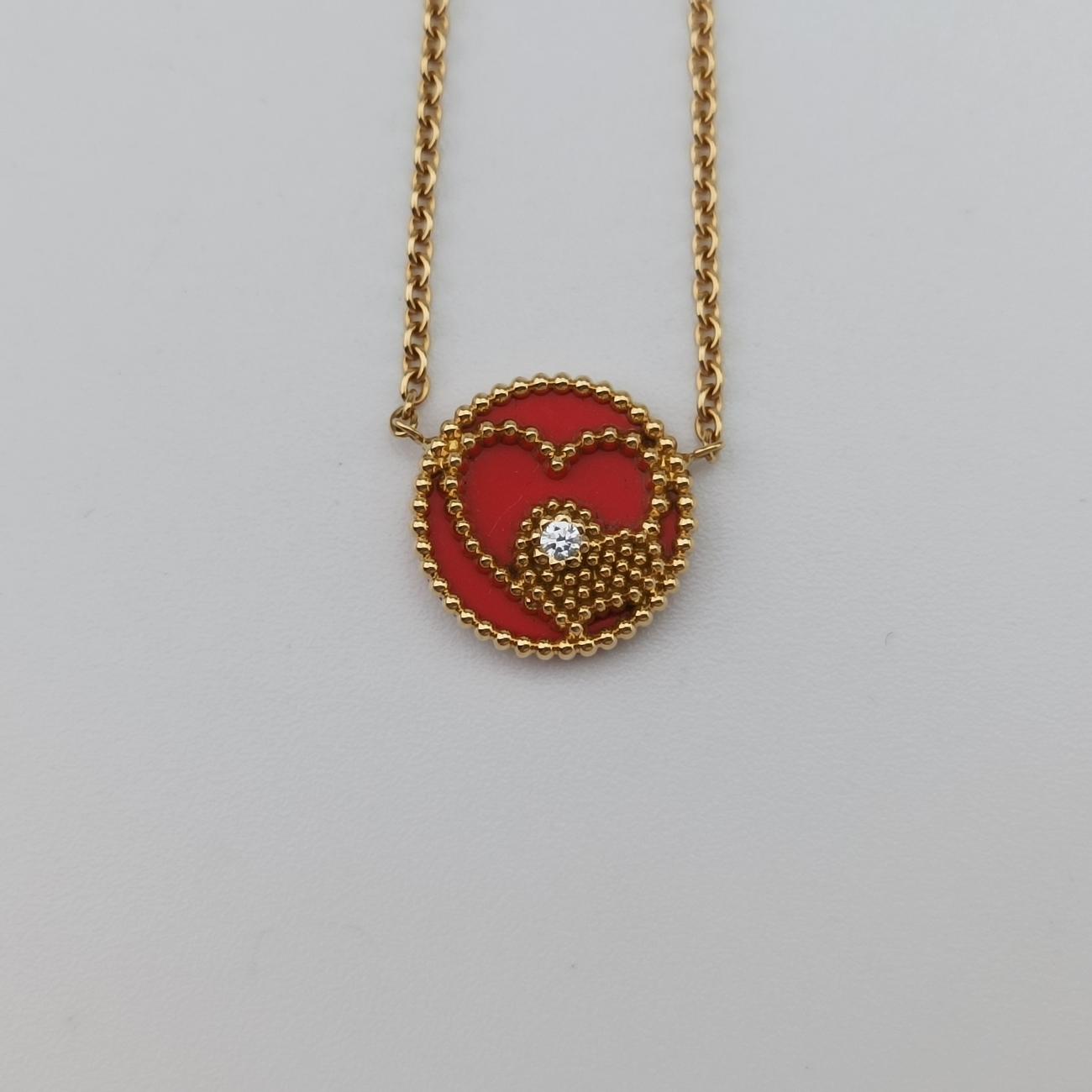 Rose des Vents Coeur Golden×red AU750  211483ローズデヴァン クール ハート ゴールド×レッド AU750  211483