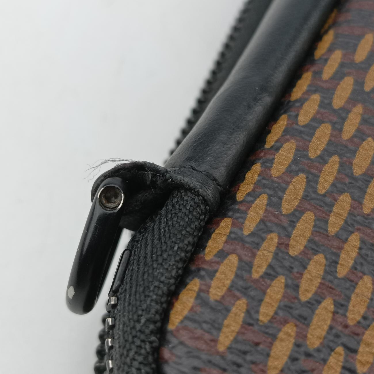 NIGO collaboration Double phone pouch EBENE Damier Giant N40377 IC chipNIGOコラボ ダブルフォンポーチ エベヌ ダミエ ジャイアント N40377 ＩＣチップ