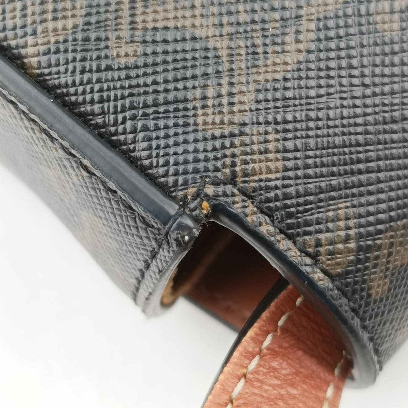 Mini Triomphe Brown PVC coated canvas  F-SD-0292ミニ トリオンフ ブラウン PVCコーティングキャンバス  F-SD-0292