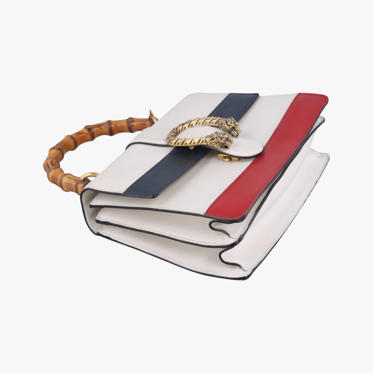 Dionysus White x navy x red Leather 448075 B021473973ディオニュソス ホワイト×ネイビー×レッド レザー 448075 B021473973