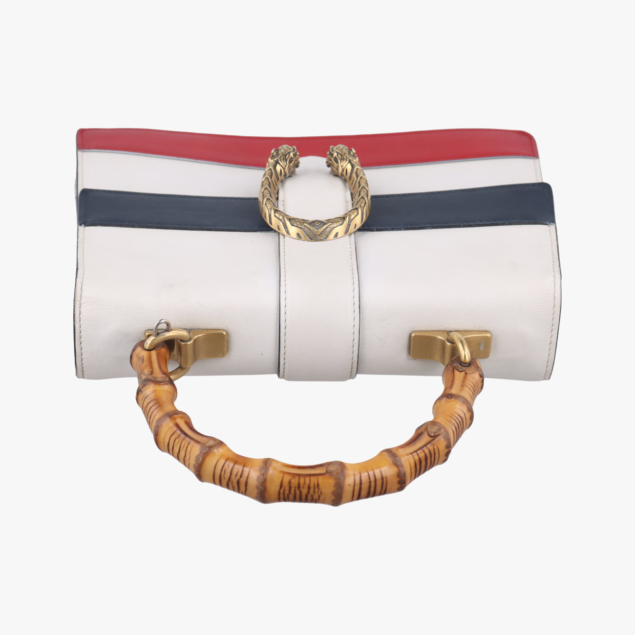 Dionysus White x navy x red Leather 448075 B021473973ディオニュソス ホワイト×ネイビー×レッド レザー 448075 B021473973