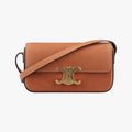 Triomphe Brown Leather  W-CU-3221トリオンフ ミディアム ブラウン レザー  W-CU-3221