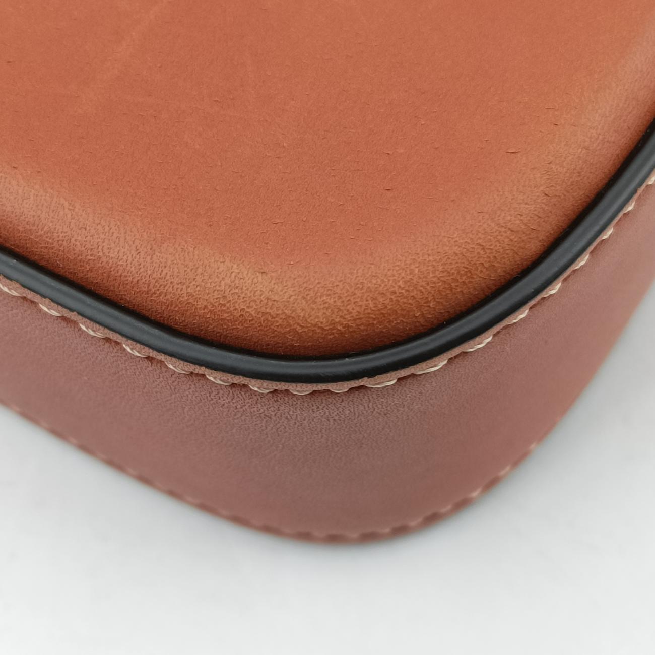 Triomphe Brown Leather  W-CU-3221トリオンフ ミディアム ブラウン レザー  W-CU-3221