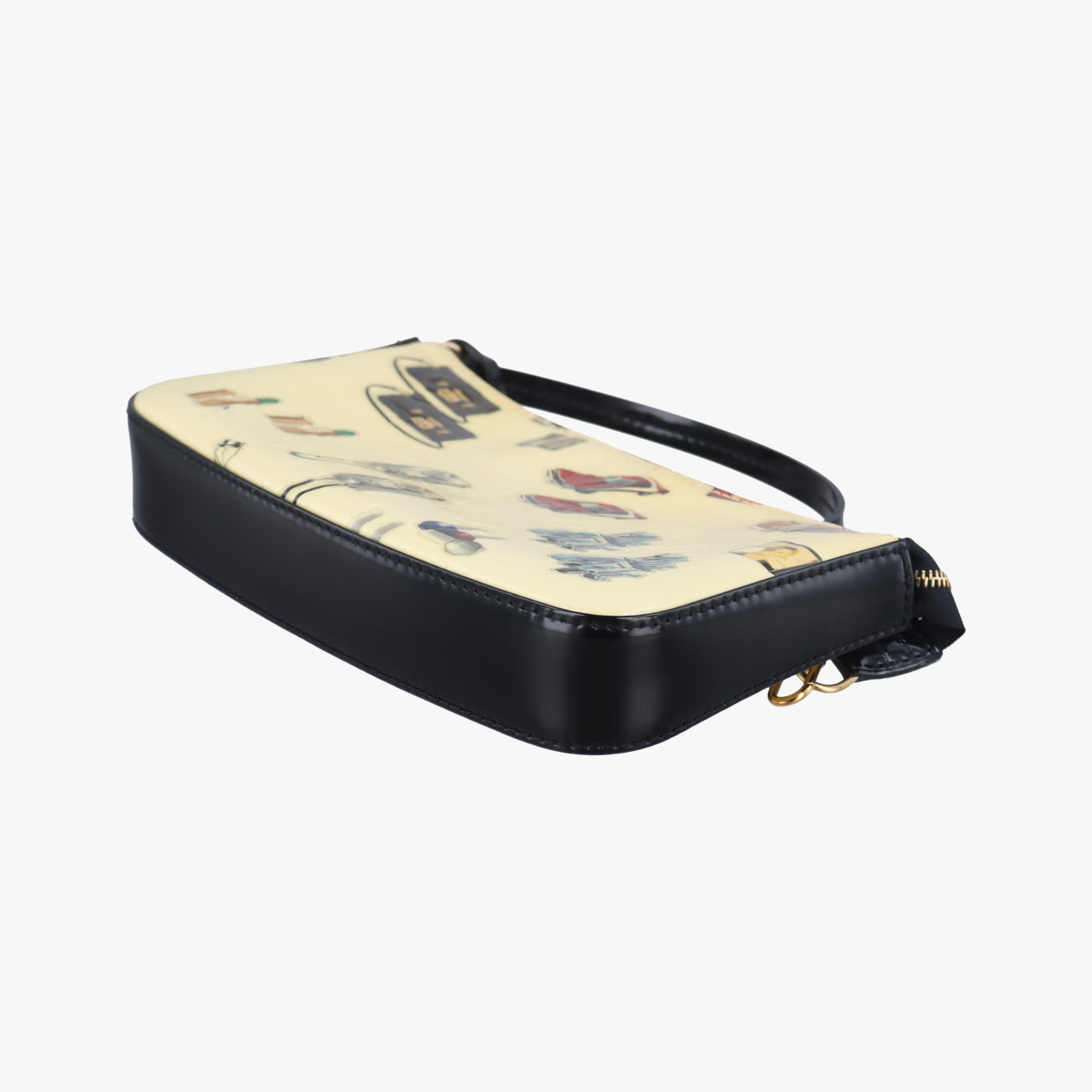 Pochette Accessoires Sticker White×multi Vernis M90928 DR0165ポシェット アクセソワール スティッカー ブロン×マルチ ヴェルニ M90928 DR0165