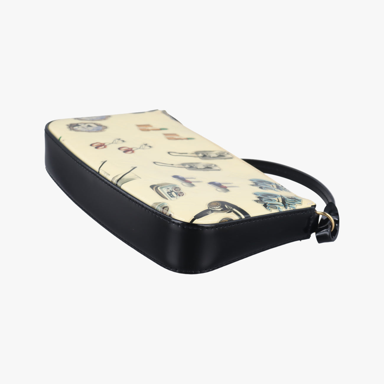 Pochette Accessoires Sticker White×multi Vernis M90928 DR0165ポシェット アクセソワール スティッカー ブロン×マルチ ヴェルニ M90928 DR0165