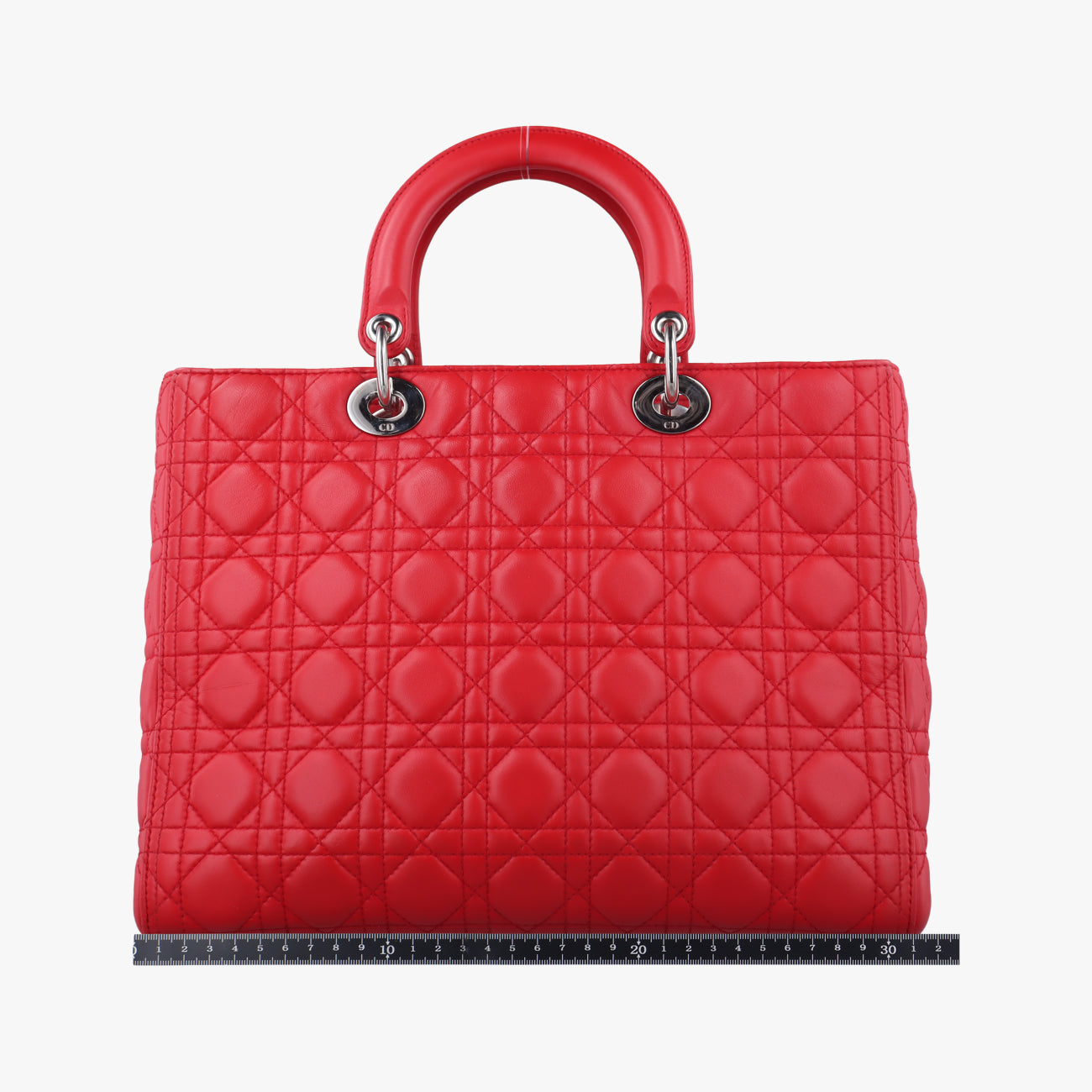 Lady Dior Red lambskin  16-BO-0113レディディオール レッド ラムスキン  16-BO-0113