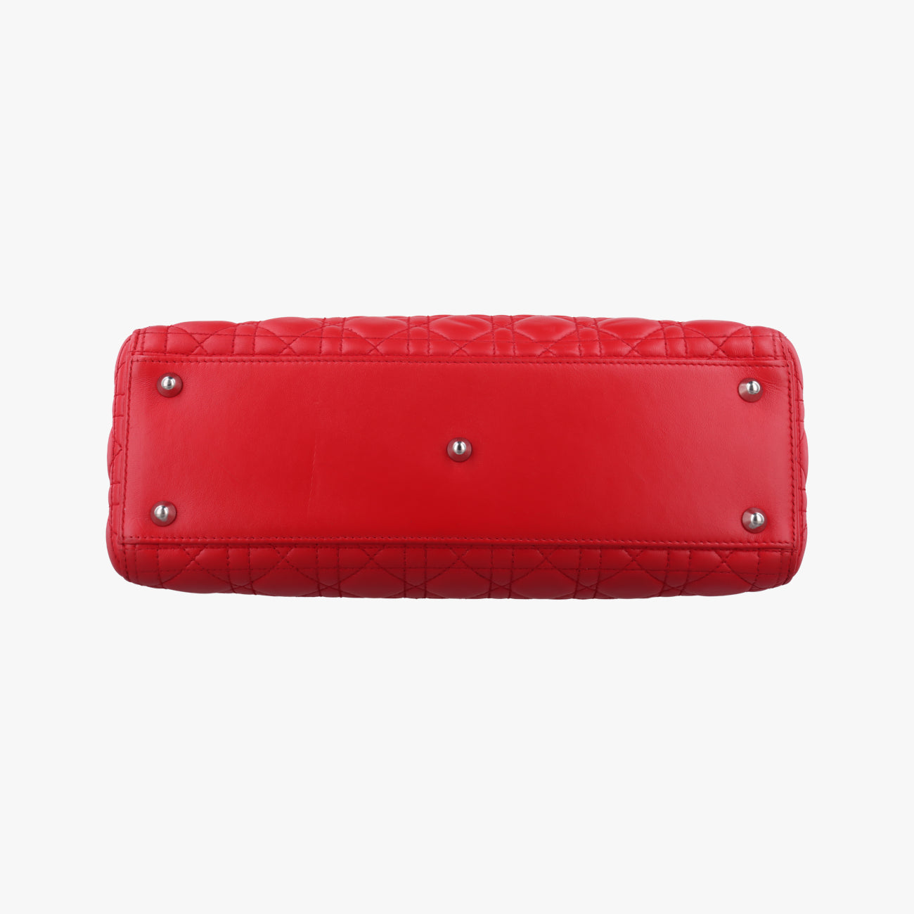 Lady Dior Red lambskin  16-BO-0113レディディオール レッド ラムスキン  16-BO-0113