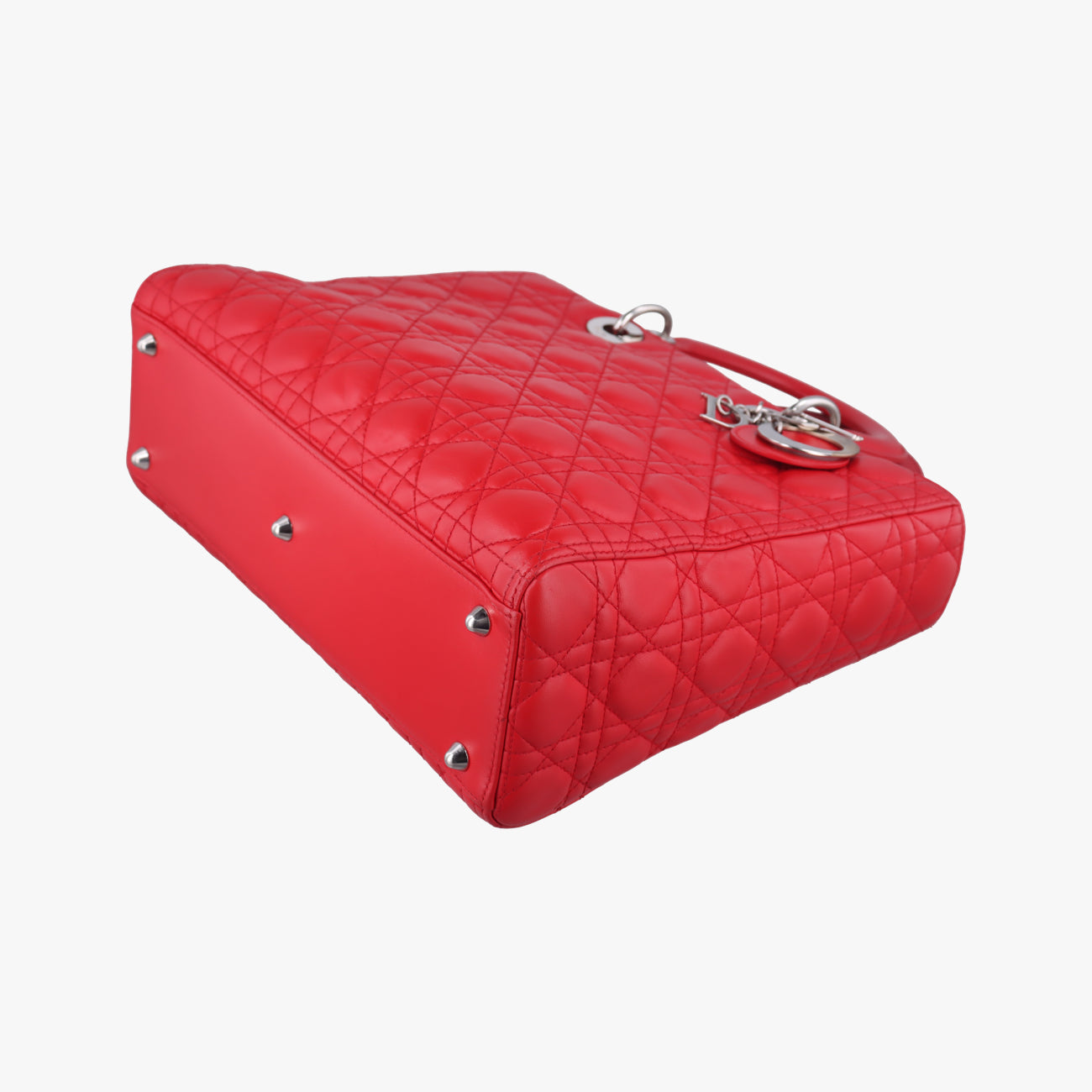 Lady Dior Red lambskin  16-BO-0113レディディオール レッド ラムスキン  16-BO-0113