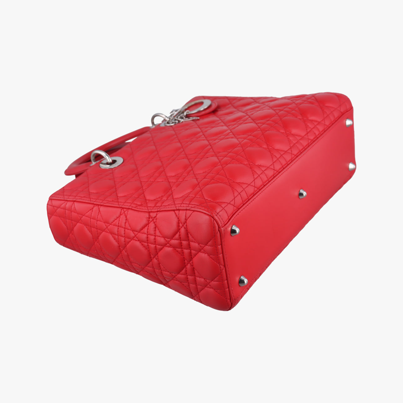 Lady Dior Red lambskin  16-BO-0113レディディオール レッド ラムスキン  16-BO-0113