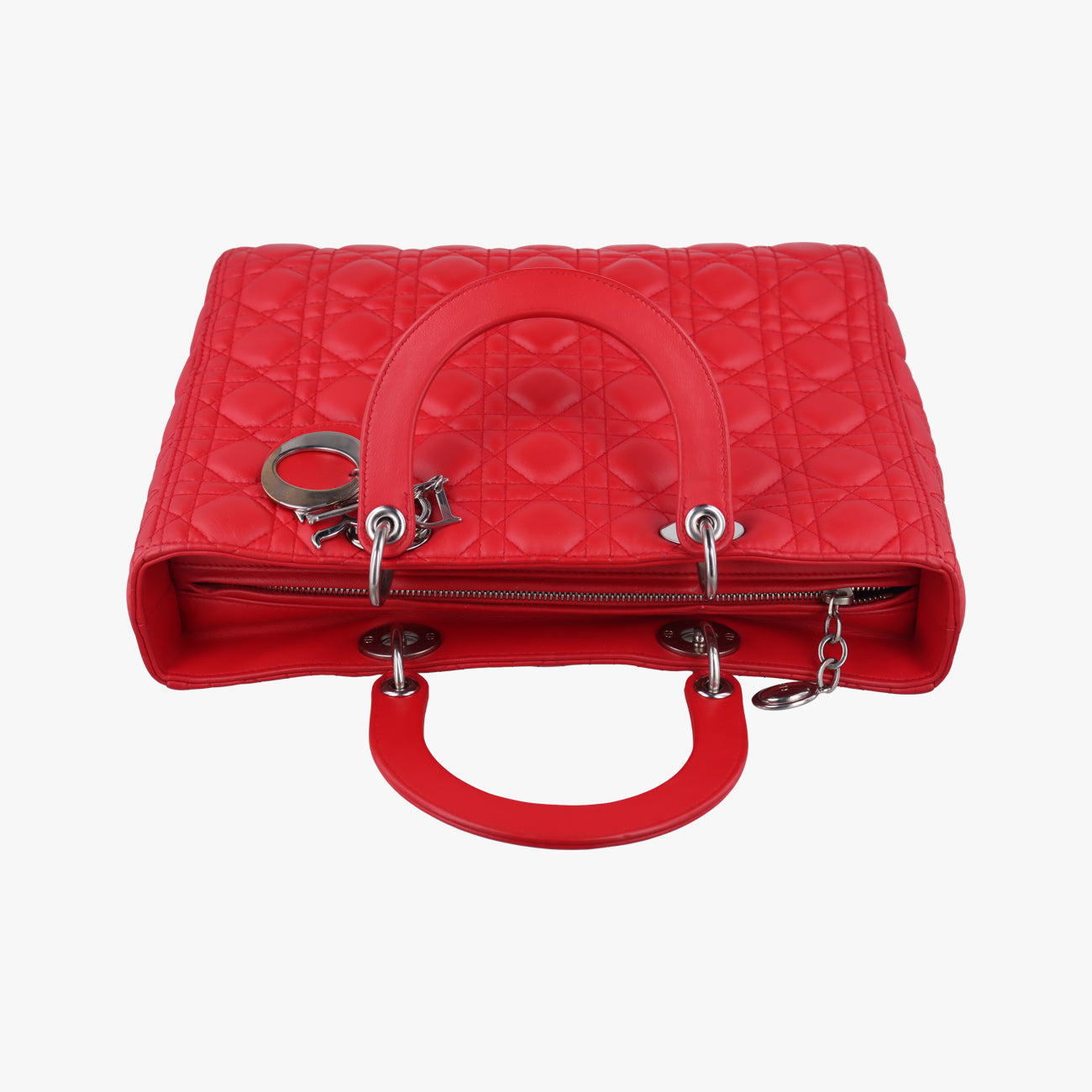 Lady Dior Red lambskin  16-BO-0113レディディオール レッド ラムスキン  16-BO-0113