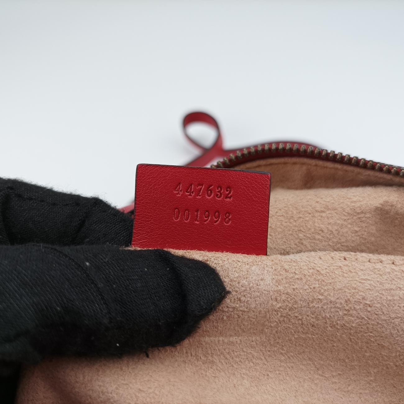 GG Marmont Red Leather 447632 D024293178GGマーモント レッド レザー 447632 D024293178