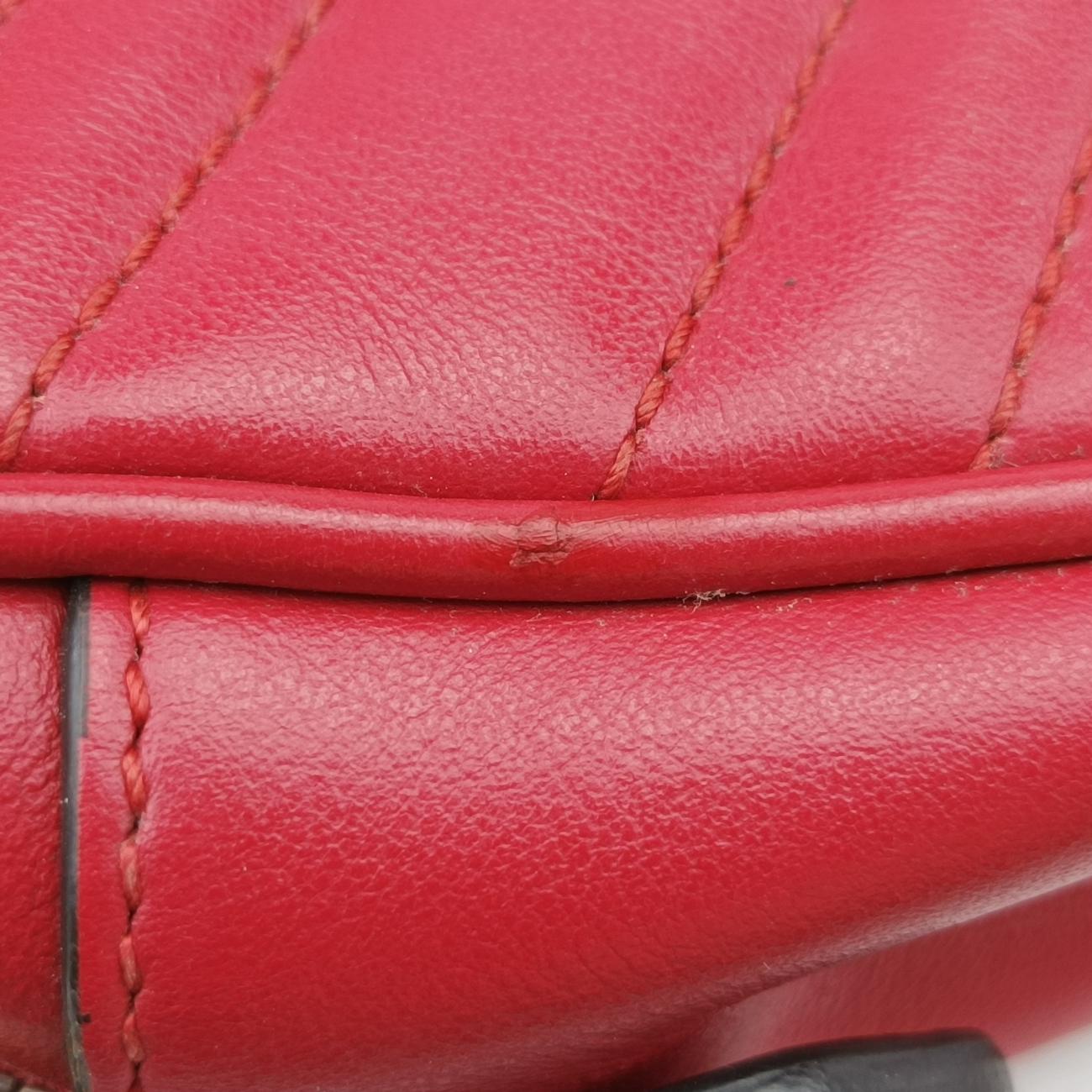 GG Marmont Red Leather 447632 D024293178GGマーモント レッド レザー 447632 D024293178
