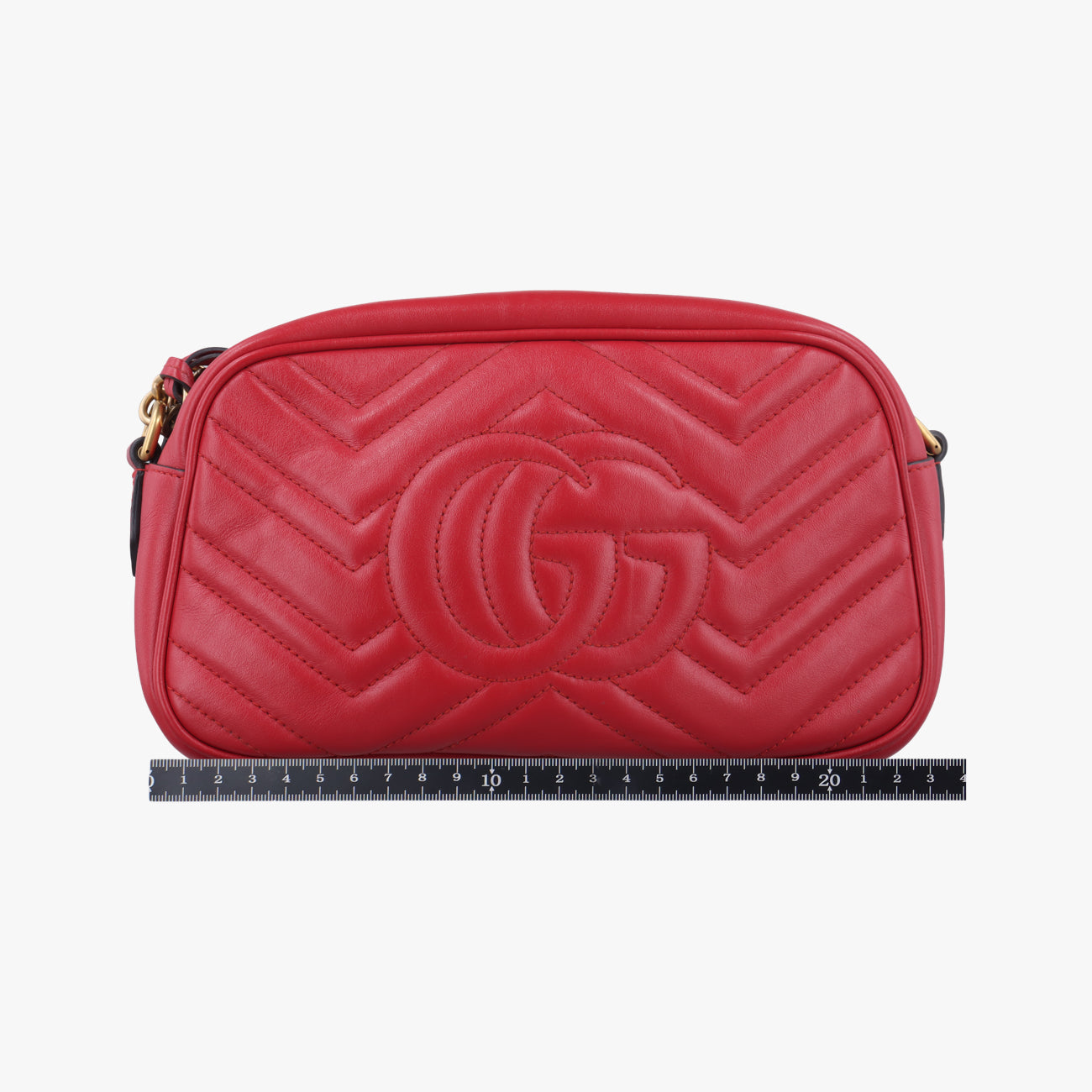 GG Marmont Red Leather 447632 D024293178GGマーモント レッド レザー 447632 D024293178