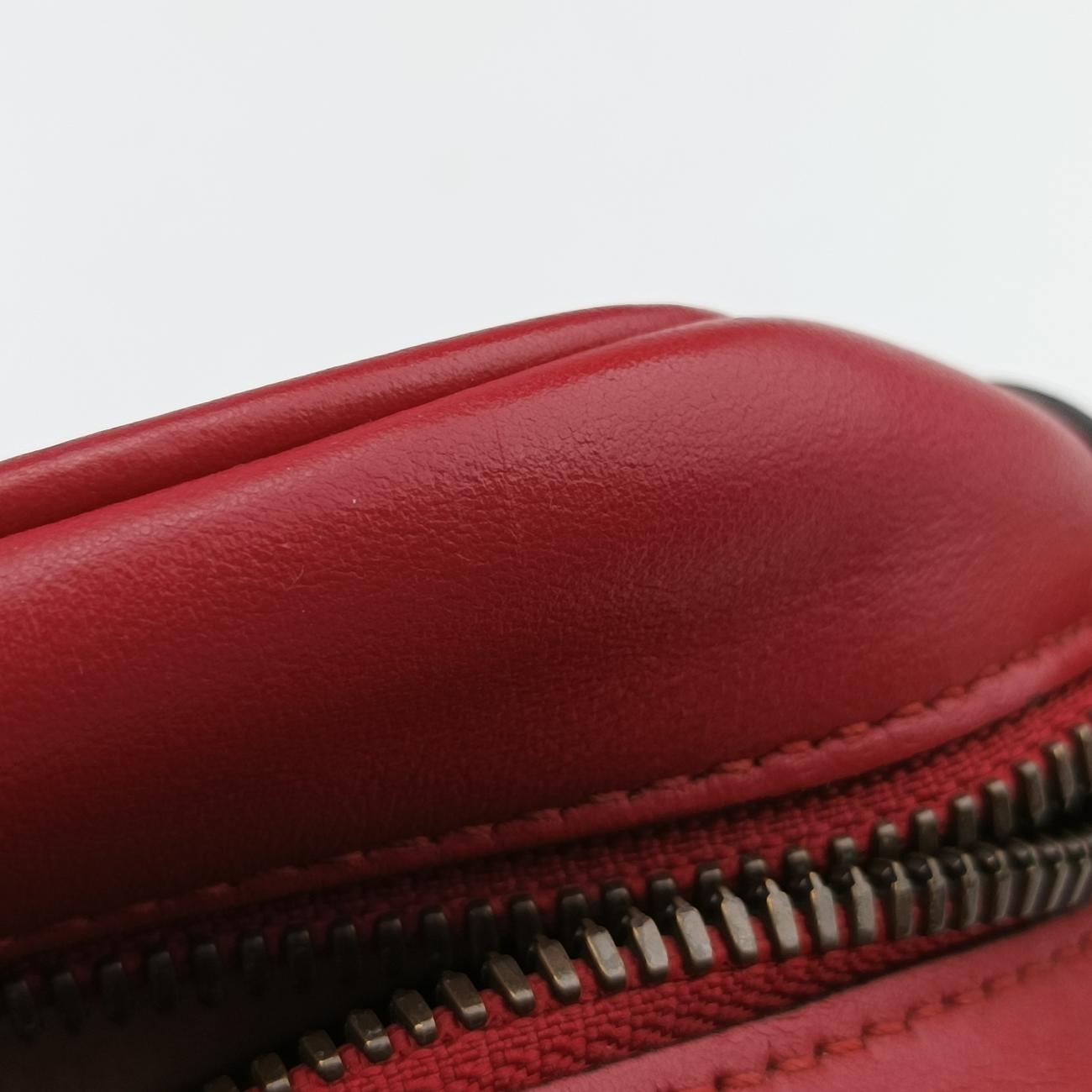 GG Marmont Red Leather 447632 D024293178GGマーモント レッド レザー 447632 D024293178