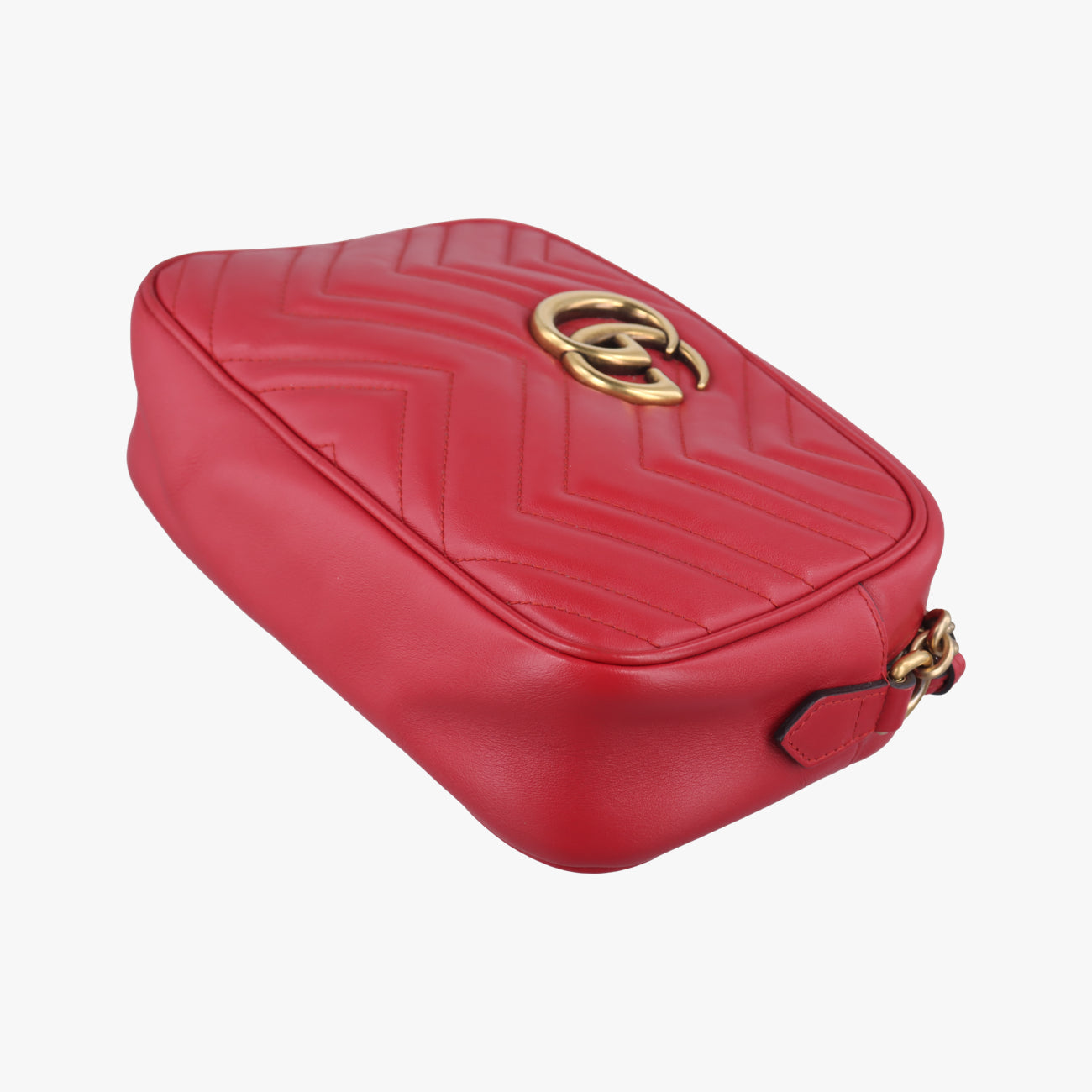 GG Marmont Red Leather 447632 D024293178GGマーモント レッド レザー 447632 D024293178