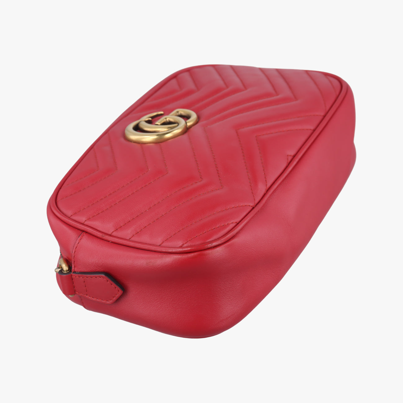 GG Marmont Red Leather 447632 D024293178GGマーモント レッド レザー 447632 D024293178