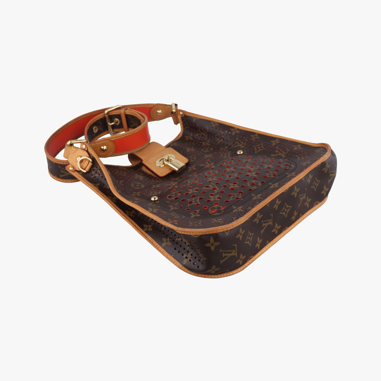 Musette brown×Orange Monogram Perforated M95174ミュゼット モノグラム/ブラウン系×オランジュ モノグラム ペルフォ M95174