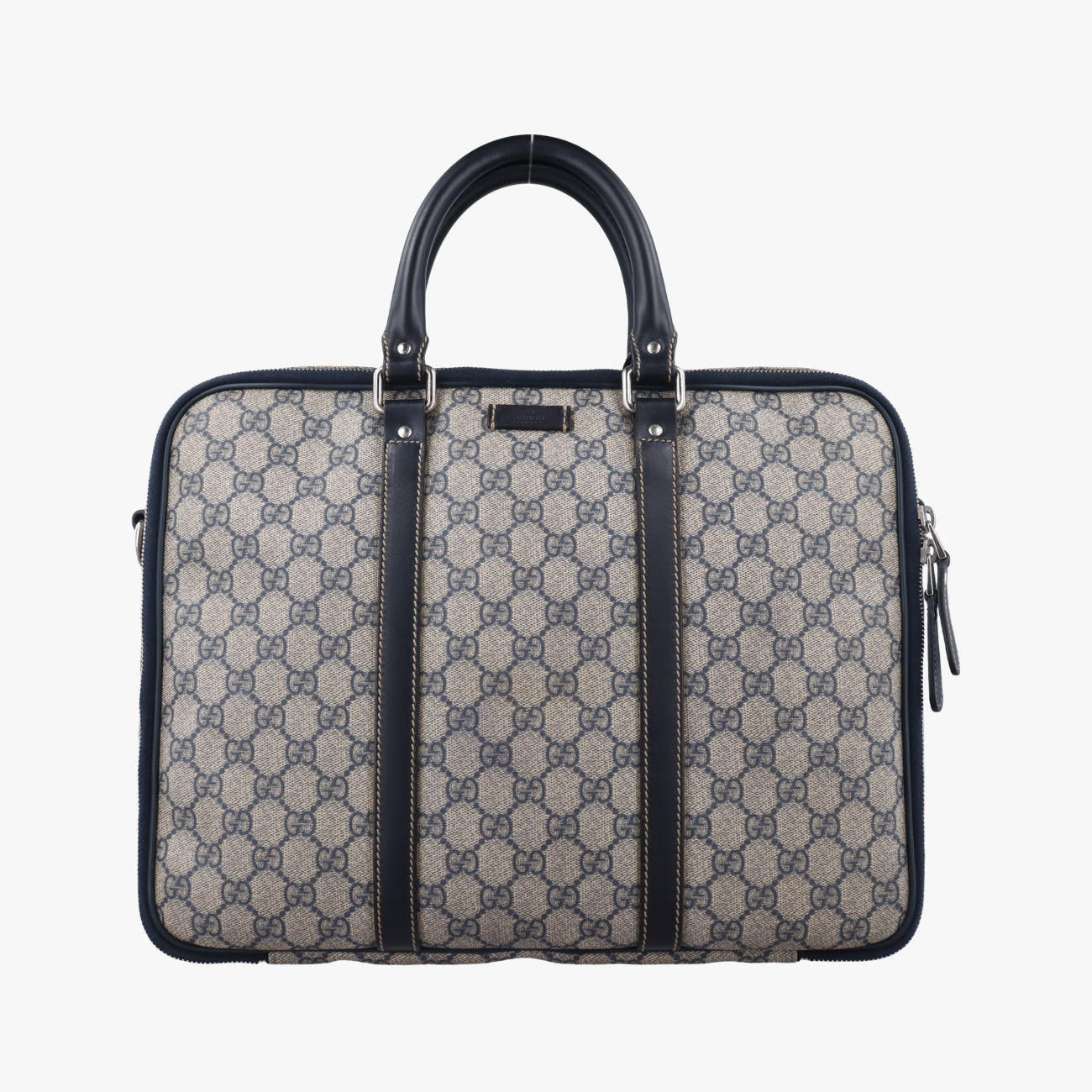 GG Supreme Briefcase Business Navy PVC coated canvas 223667 A012328320GGスプリーム ブリーフケース ビジネス ネイビー PVCコーティングキャンバス 223667 A012328320
