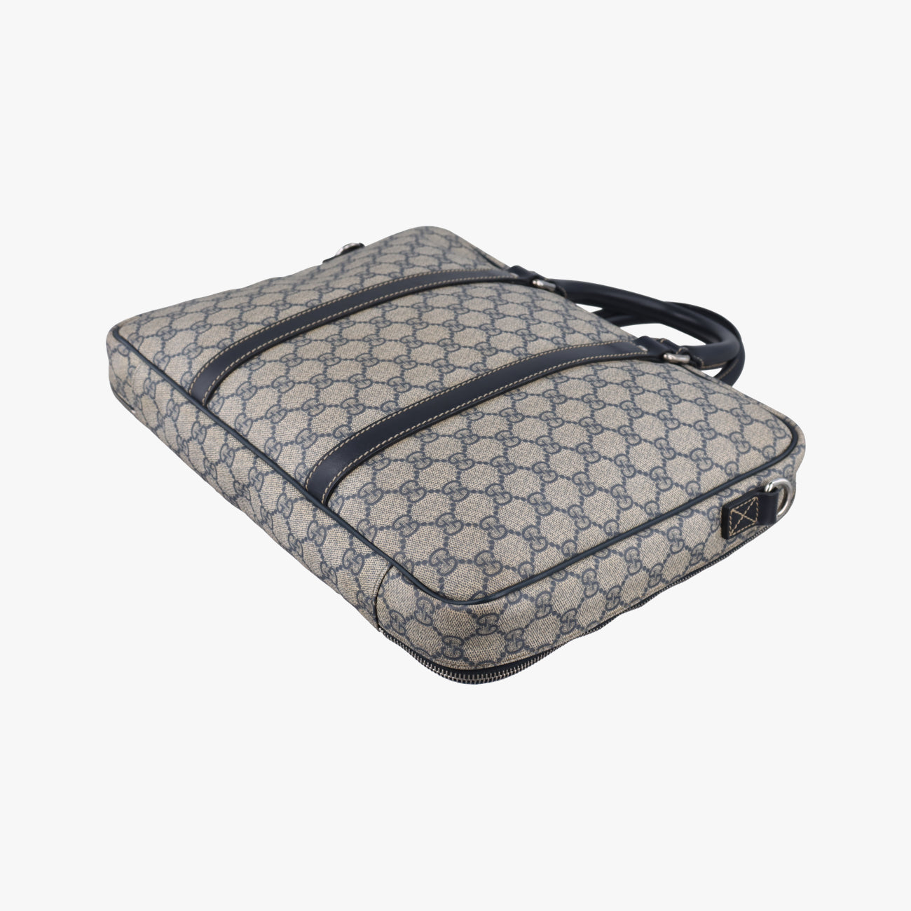 GG Supreme Briefcase Business Navy PVC coated canvas 223667 A012328320GGスプリーム ブリーフケース ビジネス ネイビー PVCコーティングキャンバス 223667 A012328320