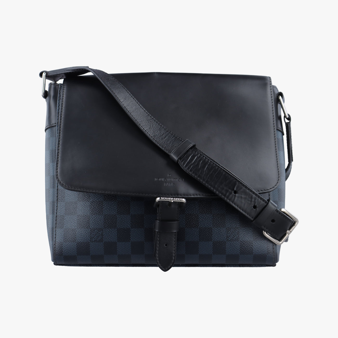 Newport Messenger PM black x blue Damier Cobalt N41587 DR3166ニューポート メッセンジャーPM ブラック x ブルー ダミエ コバルト N41587 DR3166