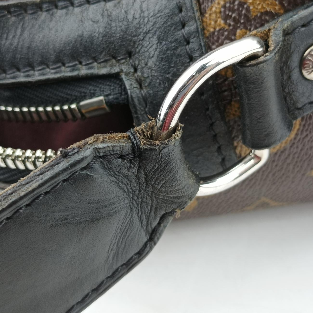 TORRES Brown×black Monogram Macassar×calf leather M40387 SR0122トーレス モノグラム/ブラウン系×ブラック モノグラムマカサー×カーフレザー M40387 SR0122