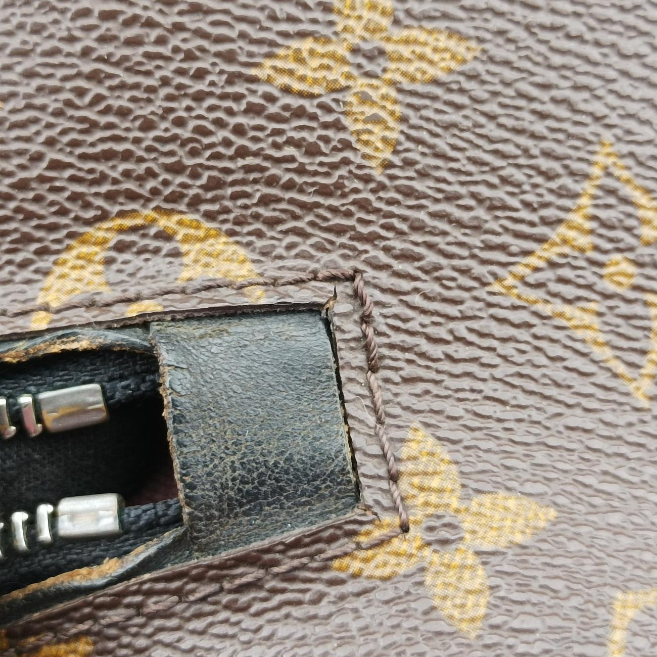 TORRES Brown×black Monogram Macassar×calf leather M40387 SR0122トーレス モノグラム/ブラウン系×ブラック モノグラムマカサー×カーフレザー M40387 SR0122