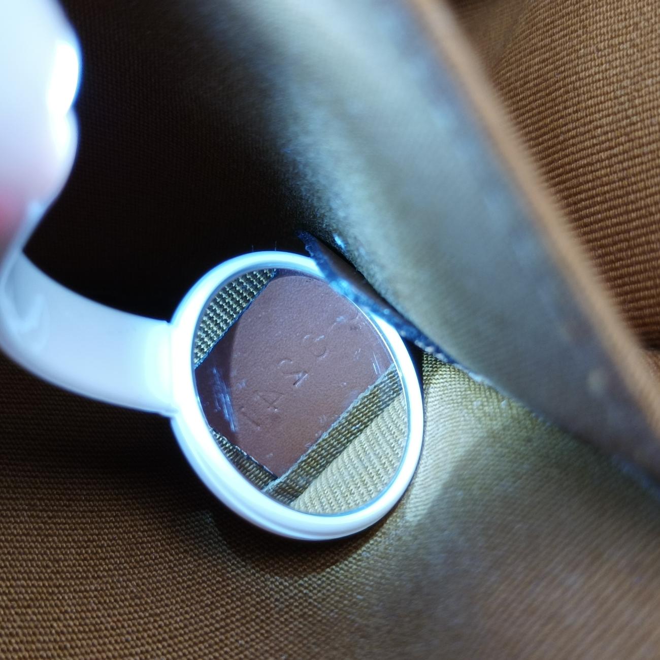 FOLCO Triomphe White×brown PVC coated canvas  U-CU-0241ファルコ トリオンフ ホワイト×ブラウン PVCコーティングキャンバス  U-CU-0241