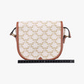 FOLCO Triomphe White×brown PVC coated canvas  U-CU-0241ファルコ トリオンフ ホワイト×ブラウン PVCコーティングキャンバス  U-CU-0241