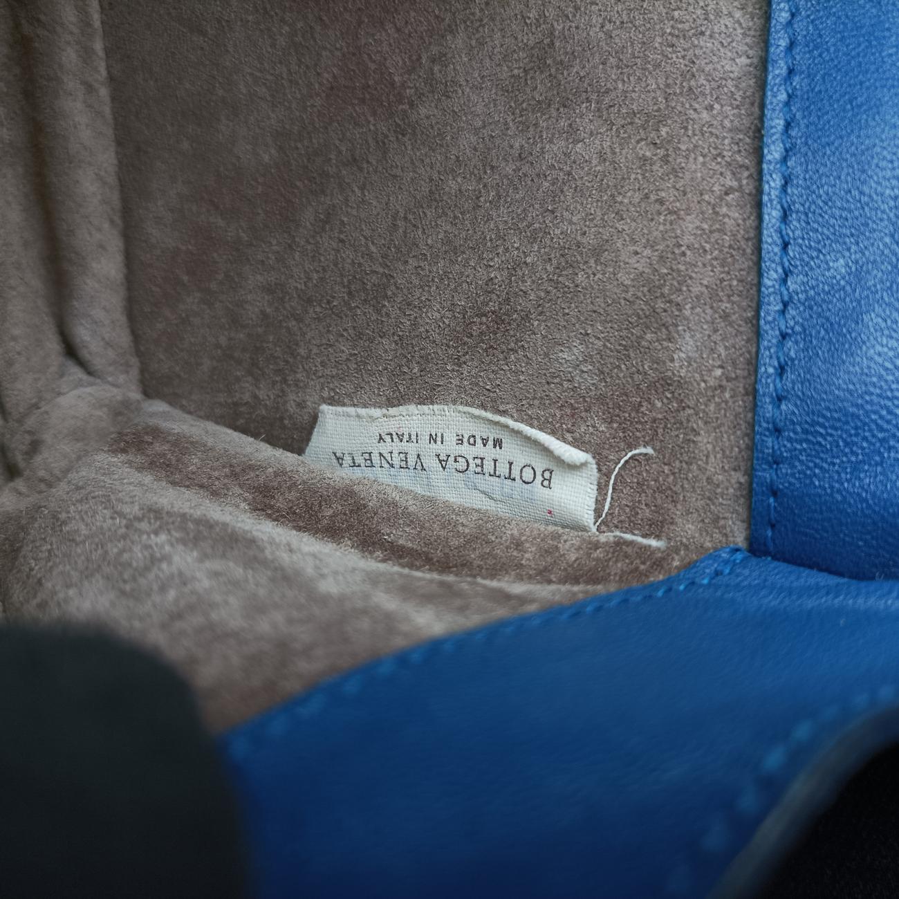 Interecciato Mini Glass Blue lambskin  B02831997Qイントレチャート ブルー ラムスキン  B02831997Q