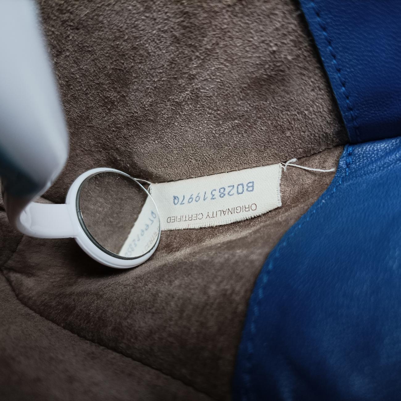 Interecciato Mini Glass Blue lambskin  B02831997Qイントレチャート ブルー ラムスキン  B02831997Q