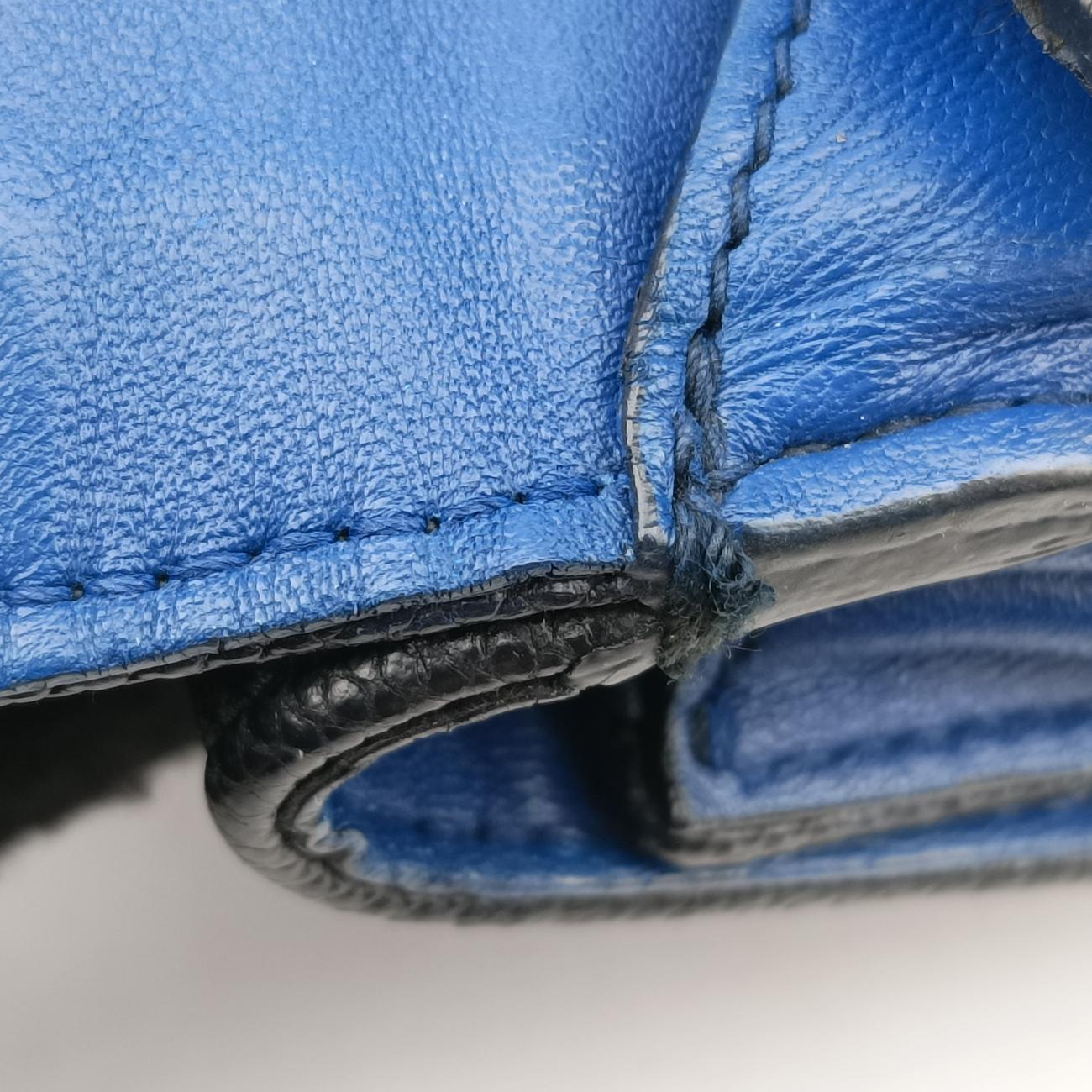 Interecciato Mini Glass Blue lambskin  B02831997Qイントレチャート ブルー ラムスキン  B02831997Q
