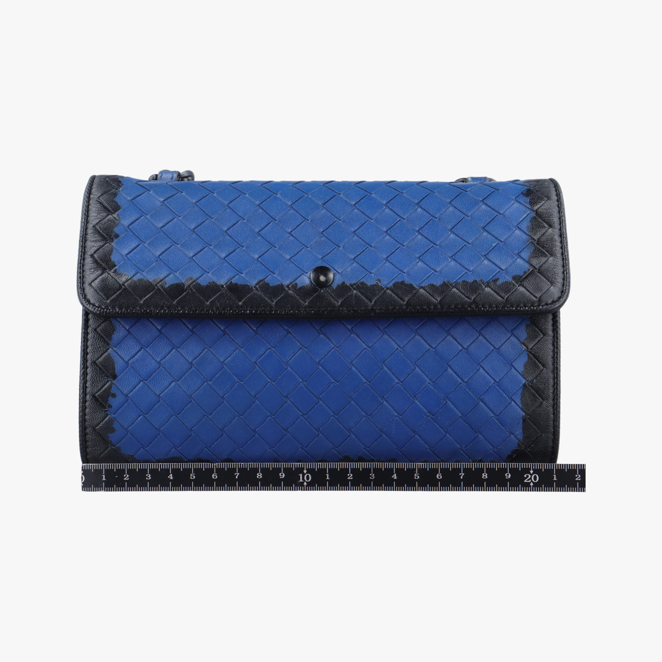 Interecciato Mini Glass Blue lambskin  B02831997Qイントレチャート ブルー ラムスキン  B02831997Q