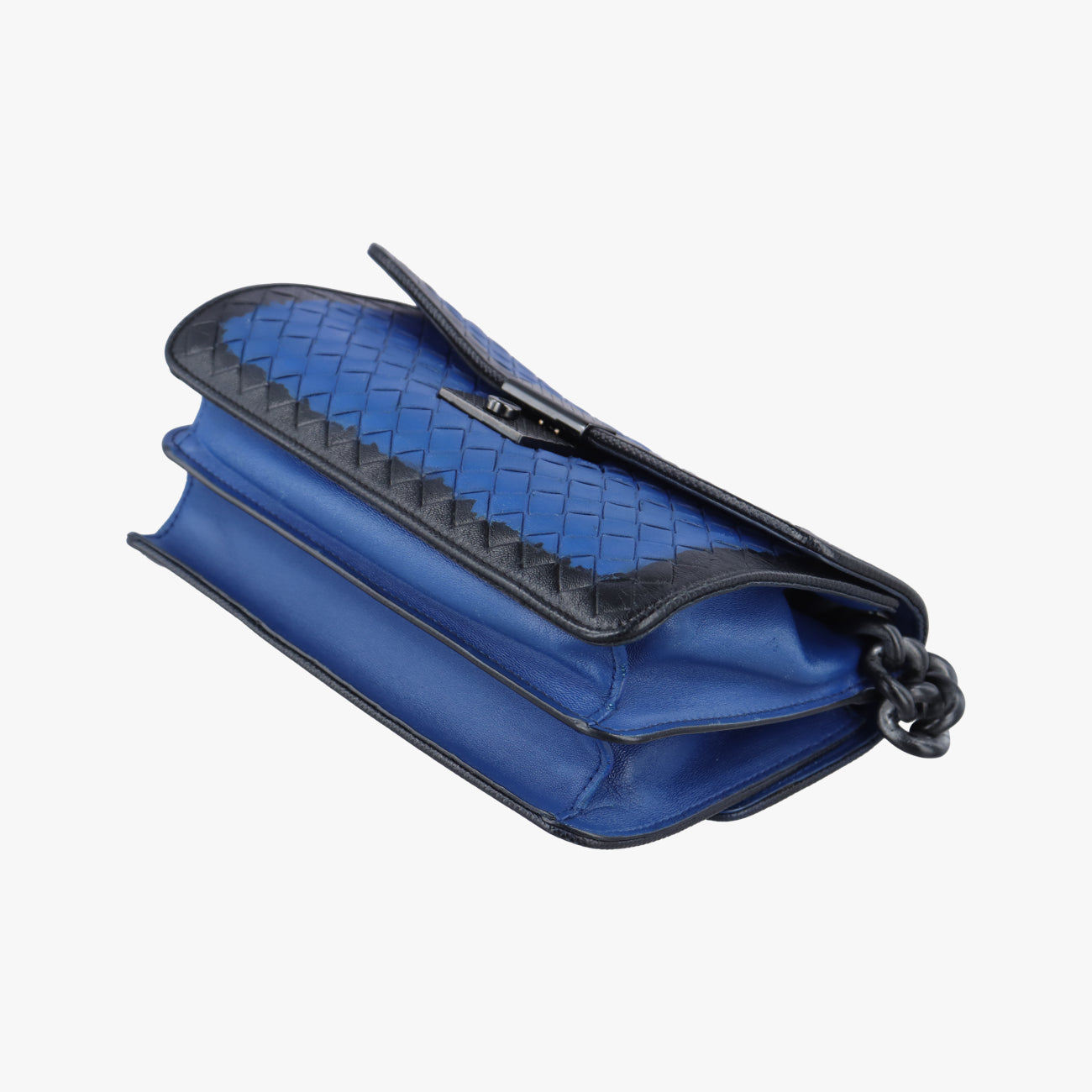 Interecciato Mini Glass Blue lambskin  B02831997Qイントレチャート ブルー ラムスキン  B02831997Q