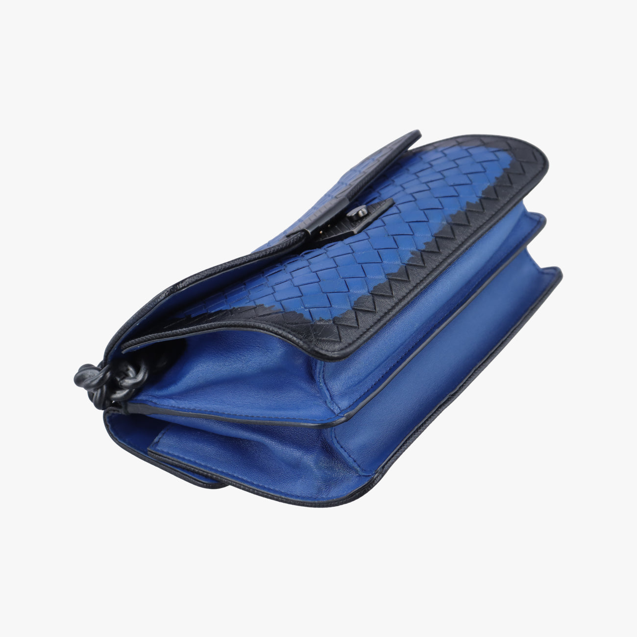 Interecciato Mini Glass Blue lambskin  B02831997Qイントレチャート ブルー ラムスキン  B02831997Q