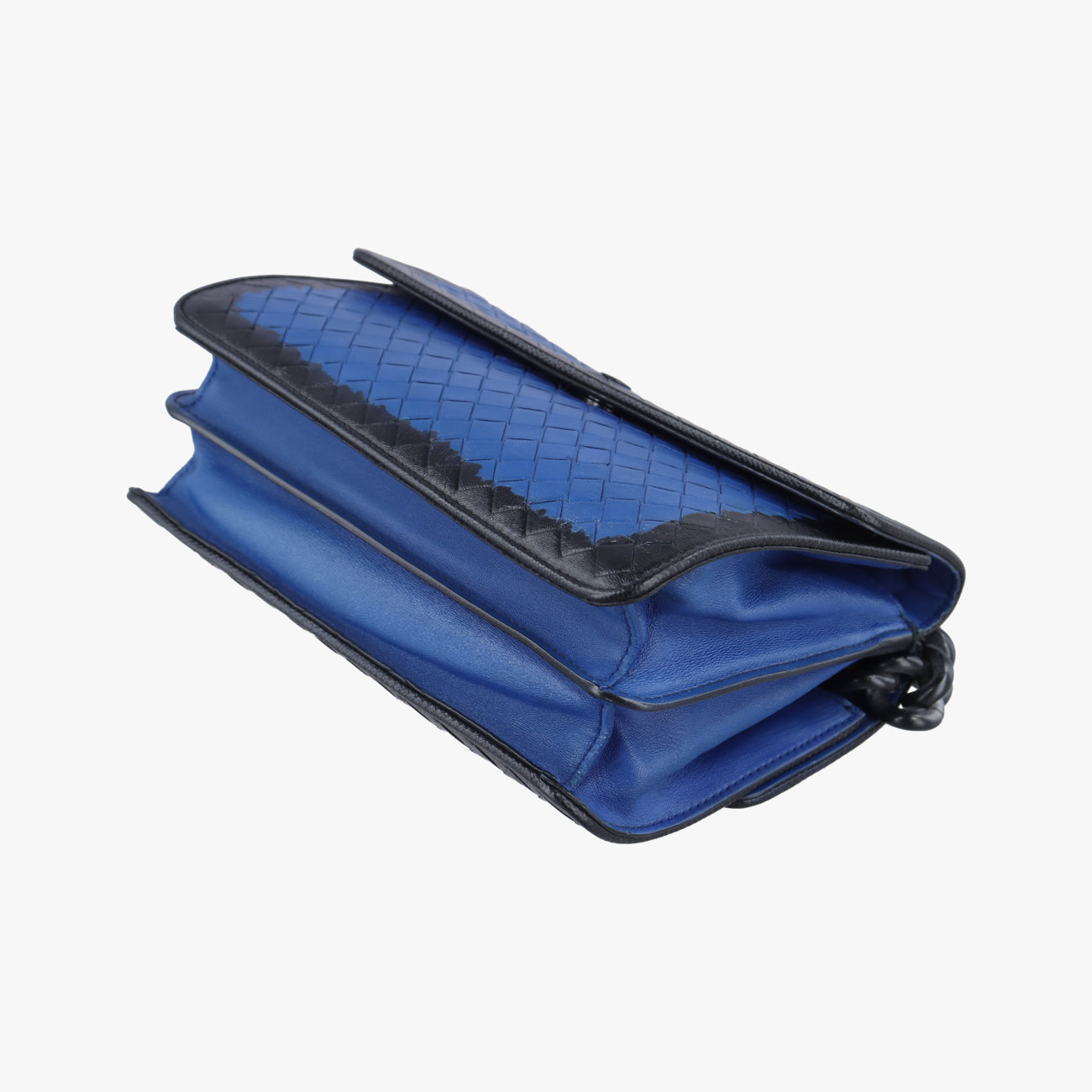 Interecciato Mini Glass Blue lambskin  B02831997Qイントレチャート ブルー ラムスキン  B02831997Q