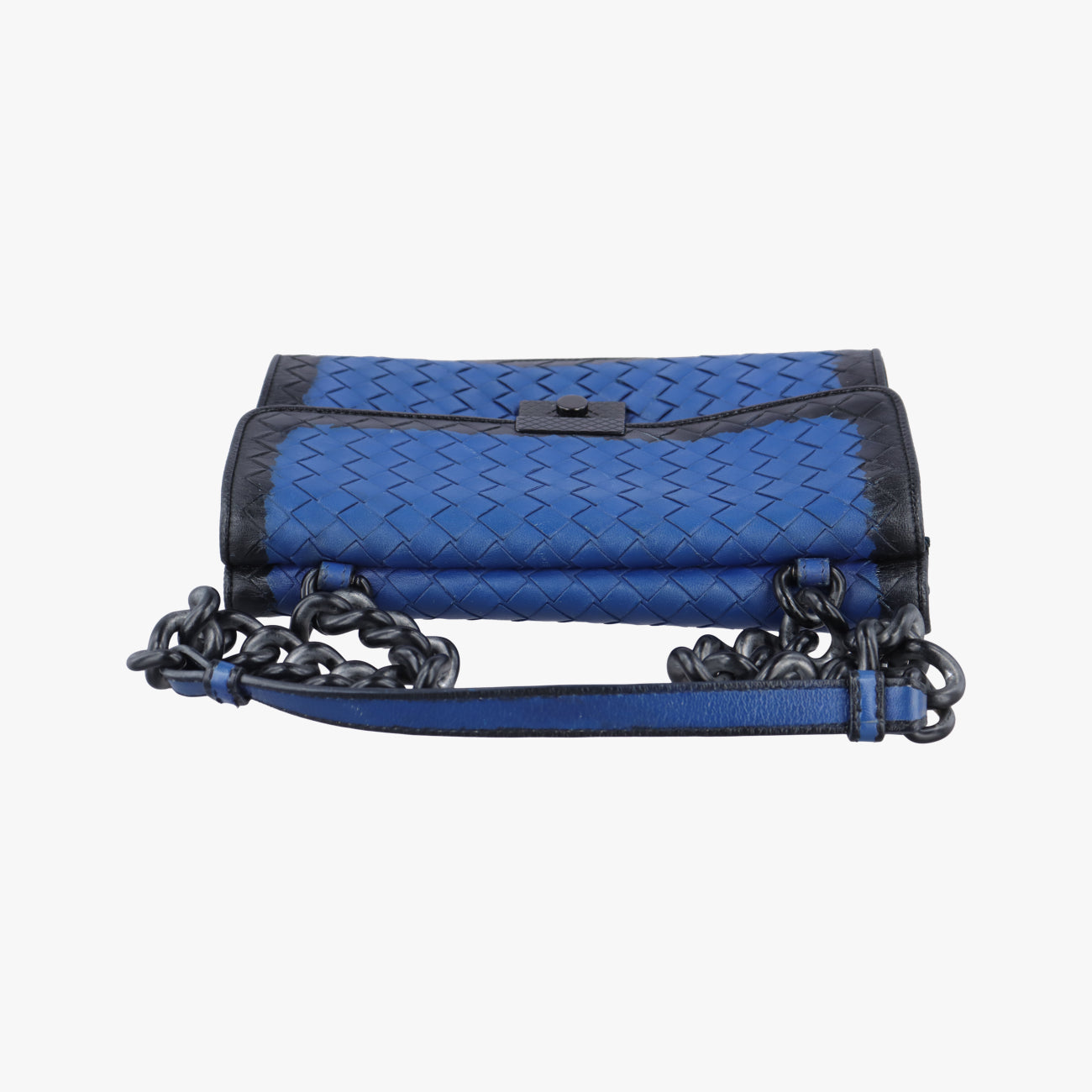 Interecciato Mini Glass Blue lambskin  B02831997Qイントレチャート ブルー ラムスキン  B02831997Q