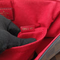 Beaubourg Satchel MM EBENE×Scarlet Damier Canvas N40176 DR1149ボブールMM エベーヌ×スカーレット ダミエキャンバス N40176 DR1149