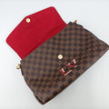 Beaubourg Satchel MM EBENE×Scarlet Damier Canvas N40176 DR1149ボブールMM エベーヌ×スカーレット ダミエキャンバス N40176 DR1149
