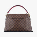 Beaubourg Satchel MM EBENE×Scarlet Damier Canvas N40176 DR1149ボブールMM エベーヌ×スカーレット ダミエキャンバス N40176 DR1149