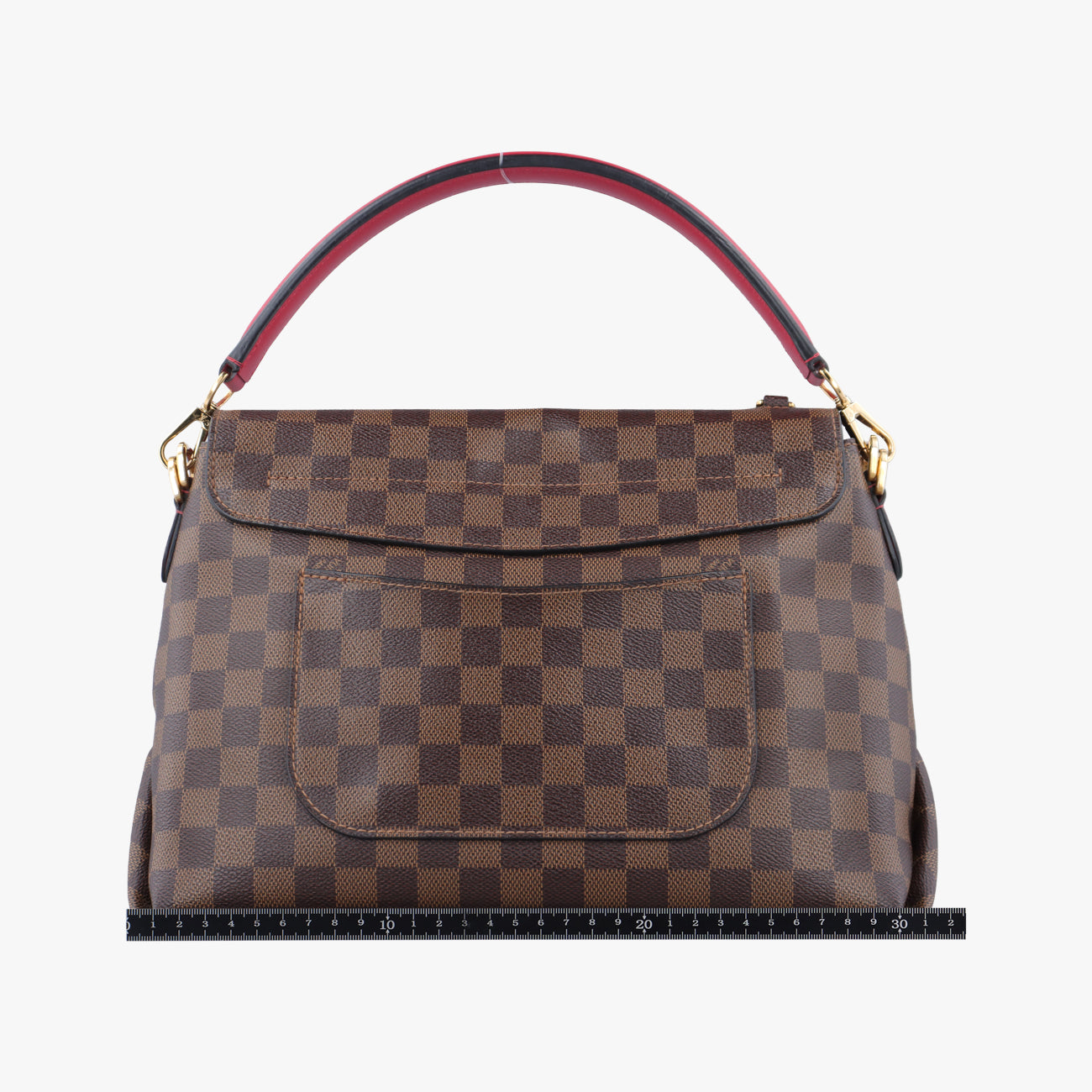 Beaubourg Satchel MM EBENE×Scarlet Damier Canvas N40176 DR1149ボブールMM エベーヌ×スカーレット ダミエキャンバス N40176 DR1149